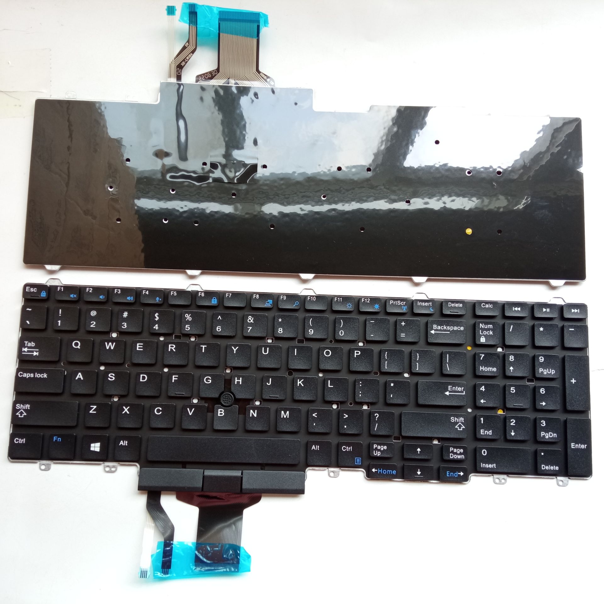 Picture of New Replacement Laptop Keyboard For DELL E5550 BLACK With Point (OEM) US Layout